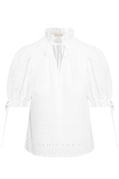 Alouette Ss Cotton Top - Pristine
