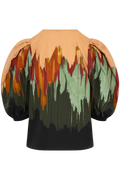 Florielle Ss Cotton Top - Agate