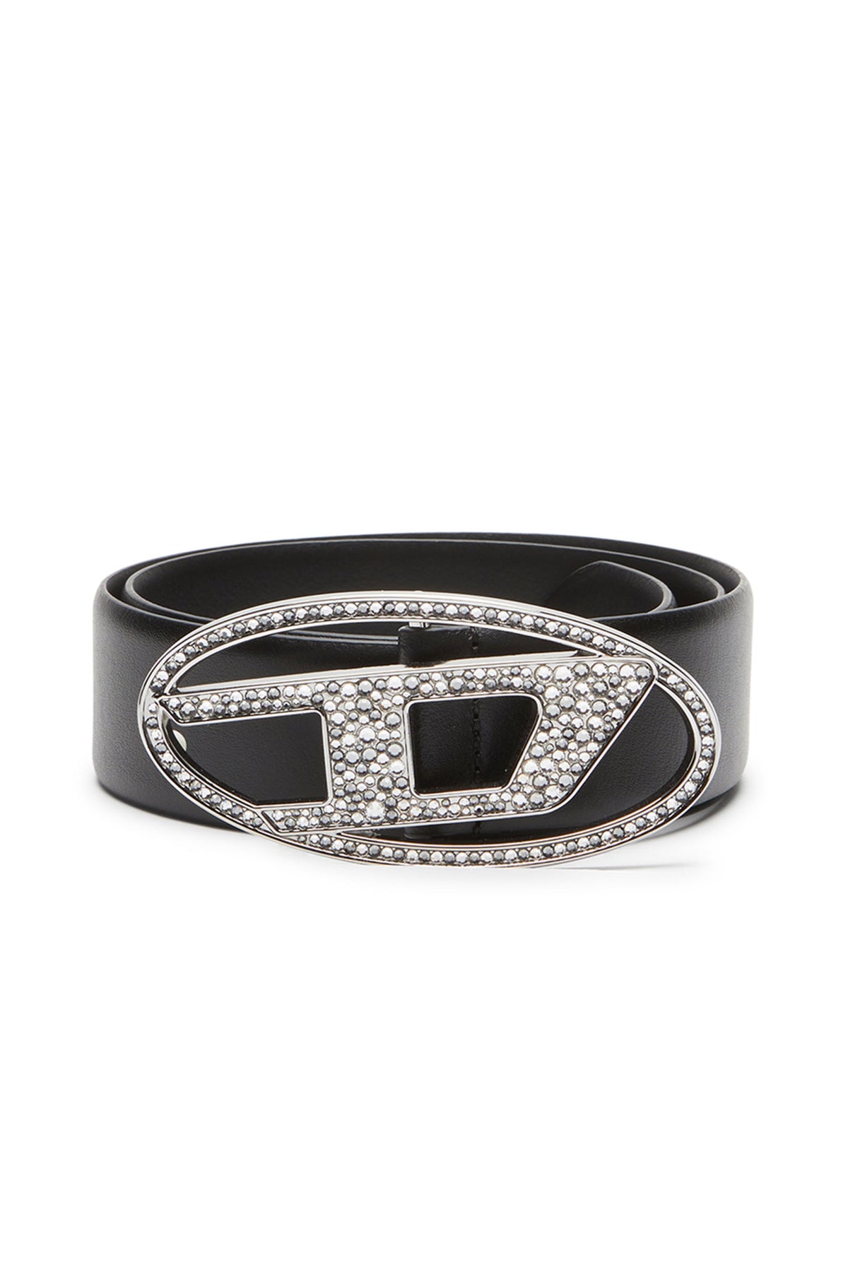 B-1DR Strass Logo Belt - Black