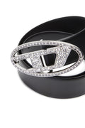 B-1DR Strass Logo Belt - Black