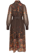 Yasromantica Ls Long Dress - Show - Chicory Coffee Romantica Aop