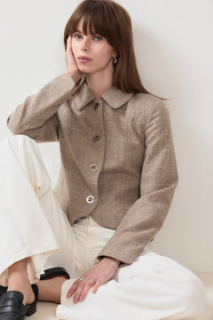 Yasniva Ls Wool Jacket - Timber Wolf