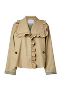 Yaselsia Ls Short Trenchcoat - Incense