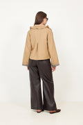 Yaselsia Ls Short Trenchcoat - Incense