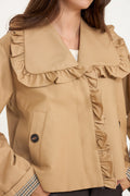 Yaselsia Ls Short Trenchcoat - Incense