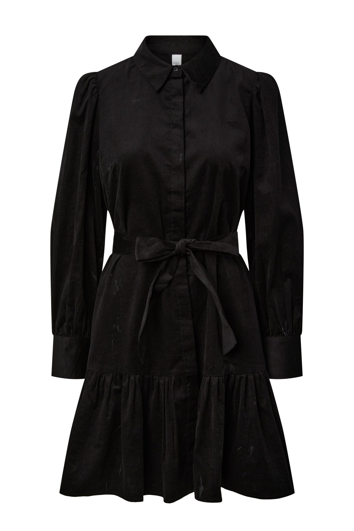 Yascora Ls Shirt Dress - Black