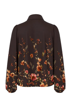 Yasromantica Ls Shirt - D2d - Chicory Coffee Romantica Print