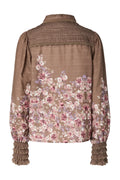 Yassomellu Ls Shirt - Timber Wolf Somellu Print