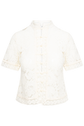 Liljaic Ss Shirt - Off White Lace