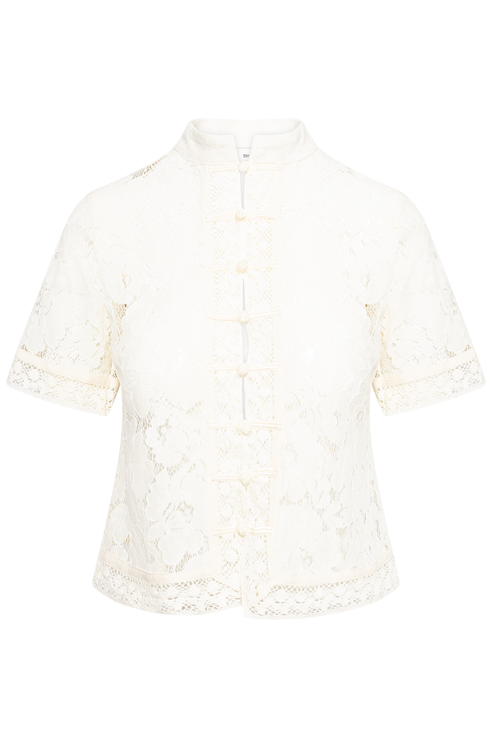 Liljaic Ss Shirt - Off White Lace