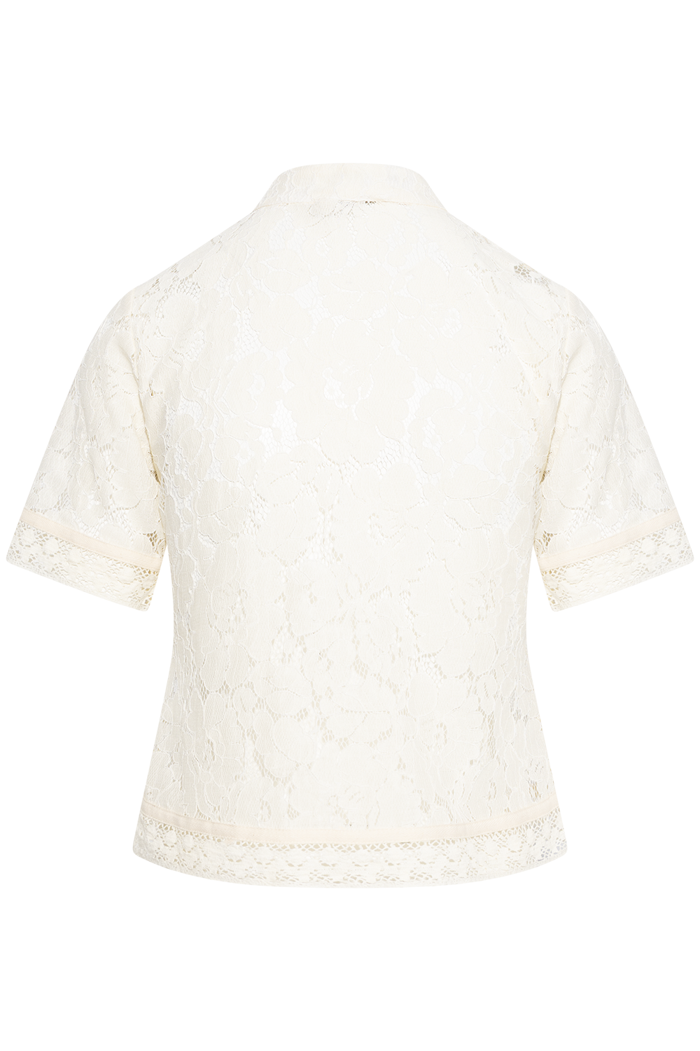 Liljaic Ss Shirt - Off White Lace