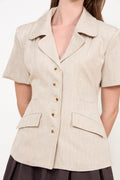 Stineic Tee Blazer - Beige
