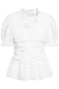 Arielic Blouse - White Embroidery