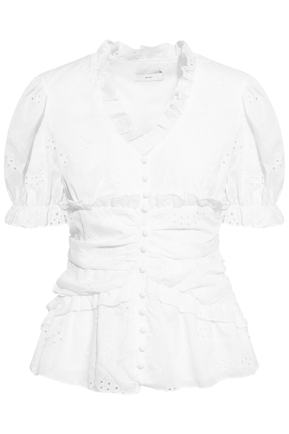 Arielic Blouse - White Embroidery