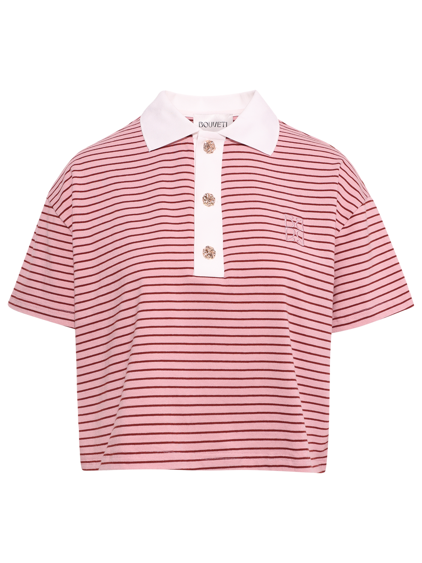 Olga Mini Stripe Tee - Pink