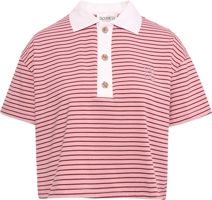 Olga Mini Stripe Tee - Pink