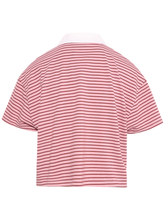 Olga Mini Stripe Tee - Pink