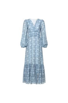 Lana Print Maxi Dress - Blue