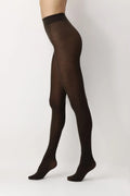 Nives Fine Wool Tights - Brun 4