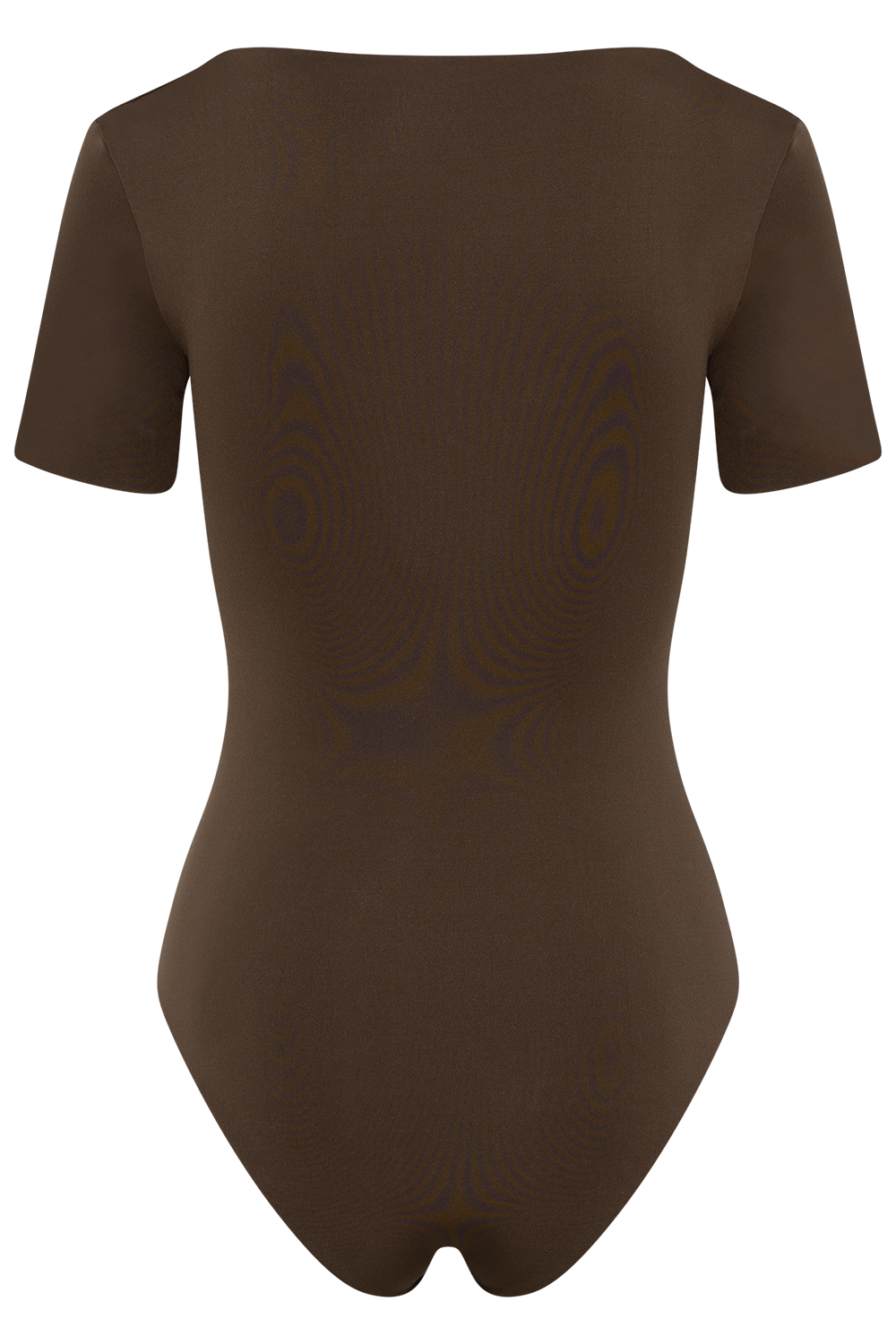 Skinwear Kortärmad Body - Mörkbrun