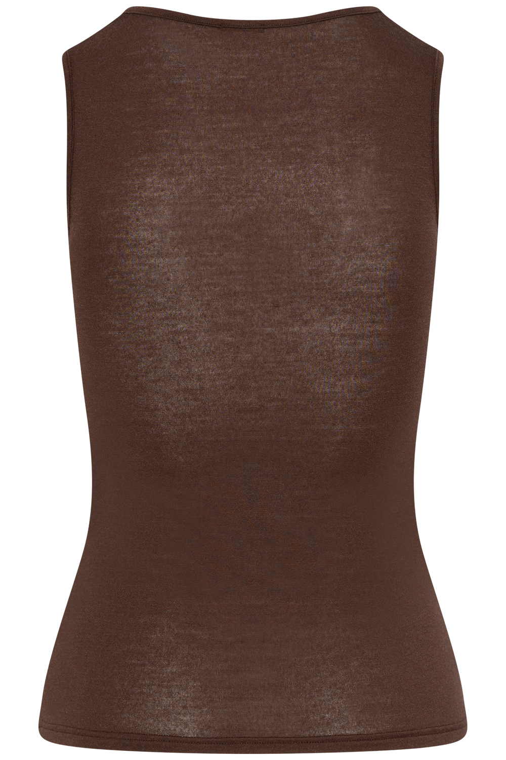 Perfect Line Cashmere Tank Top - Chocolate 3