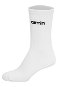 Aim'n Logo Socks 3pack - White