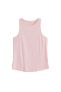 Rosa Soft Basic Singlet fra aim'n i mykt og elastisk materiale, designet for trening og en aktiv livsstil.