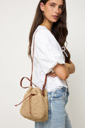 Day Natural Straw Bucket - Starfish Beige