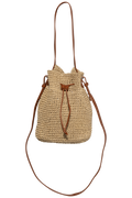 Day Natural Straw Bucket - Starfish Beige