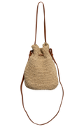 Day Natural Straw Bucket - Starfish Beige