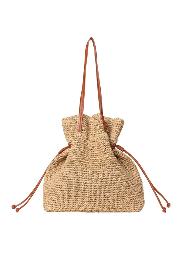 Day Natural Straw Shoulder - Starfish Beige