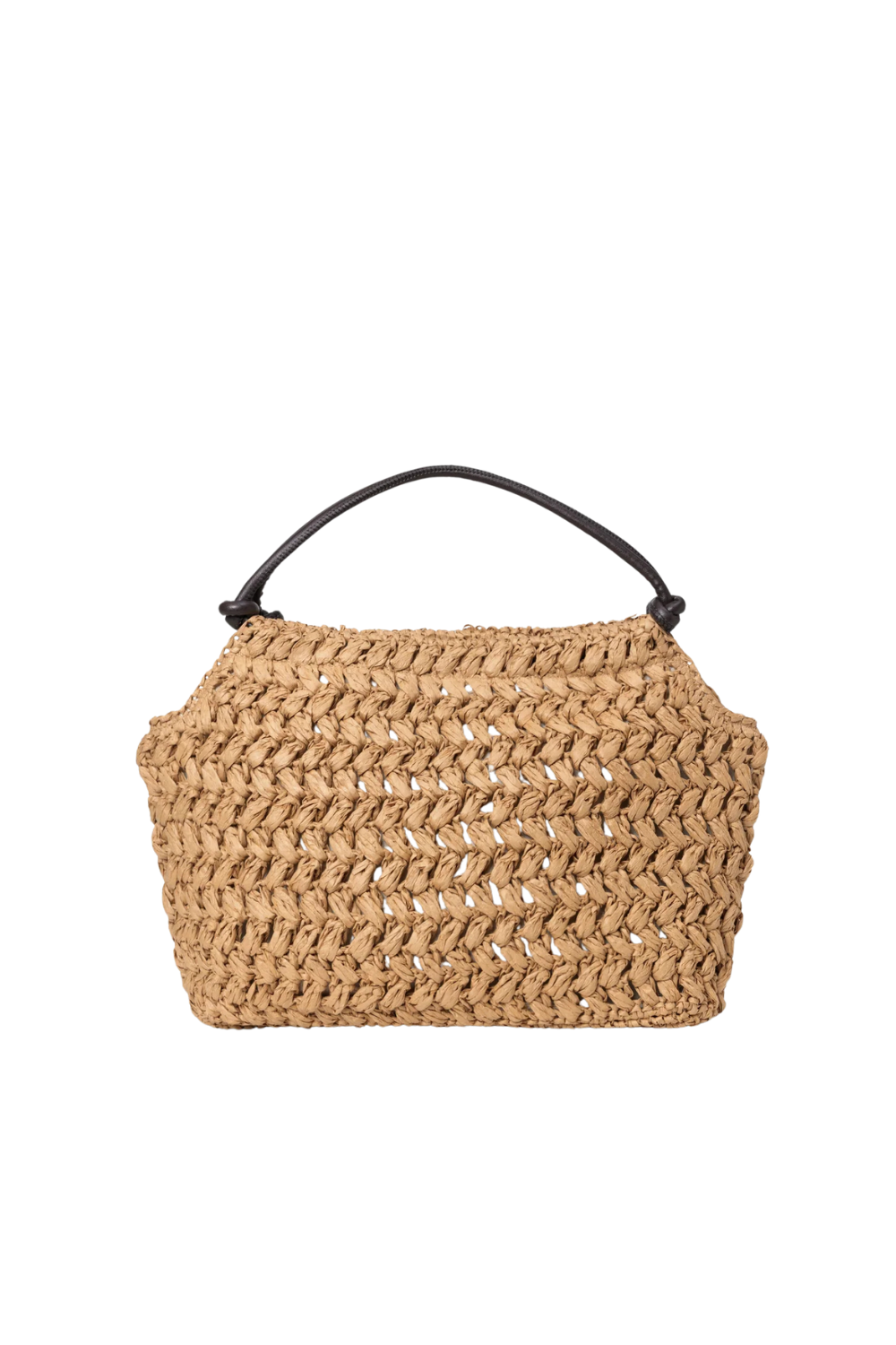 Day Creased Straw Bag S - Starfish Beige