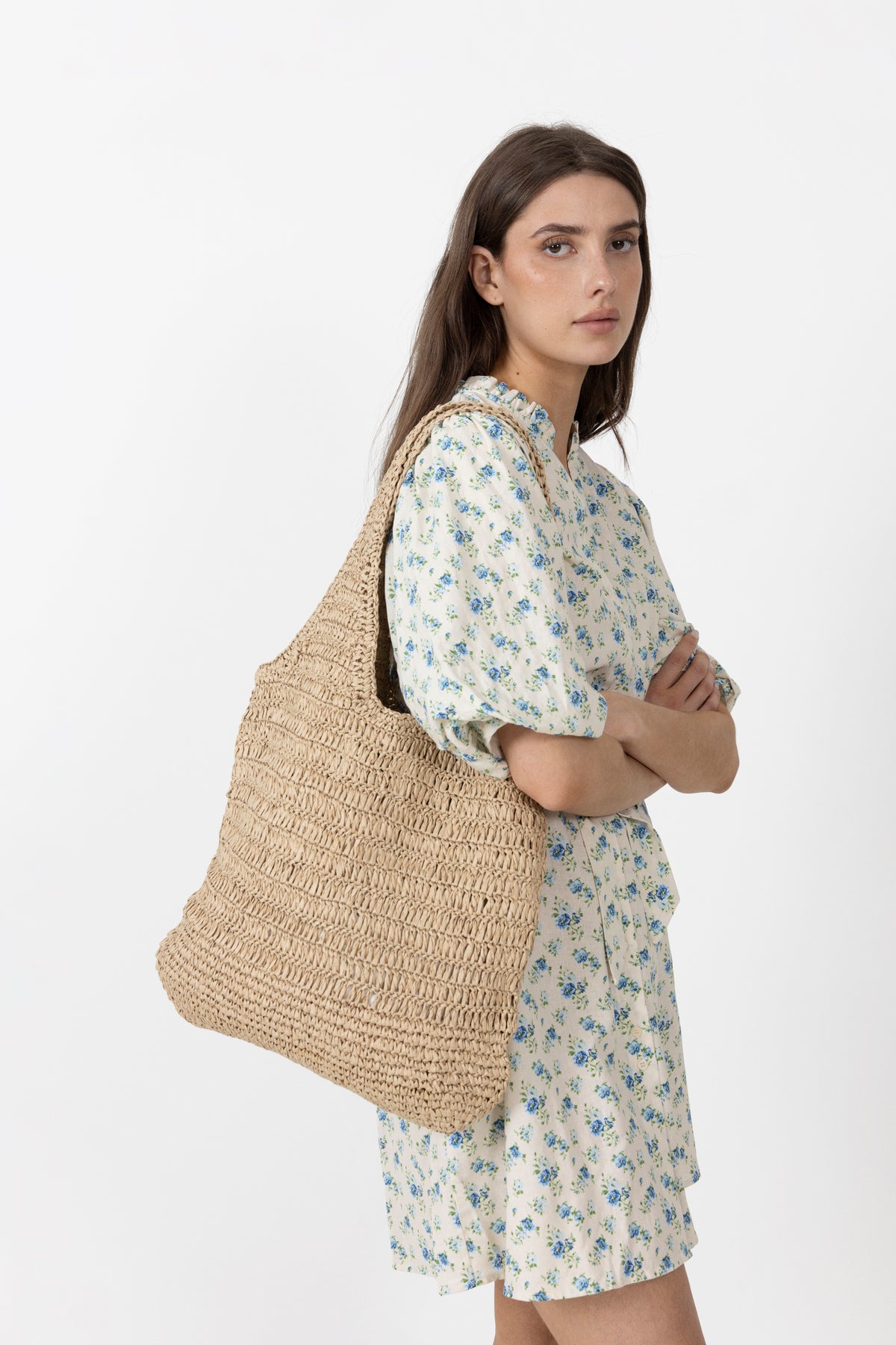 Day Crochet Tote - Starfish Beige