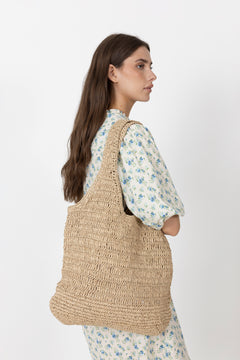 Day Crochet Tote - Starfish Beige