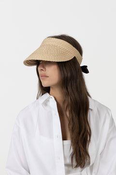 Day Straw Visor - Starfish Beige