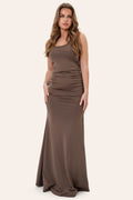 Annaic Maxi Dress - Dark Brown
