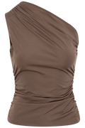 Andreaic Top - Dark Brown