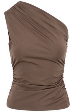 Andreaic Top - Dark Brown