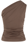 Andreaic Top - Dark Brown