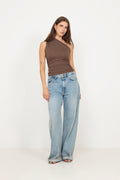 Andreaic Top - Dark Brown
