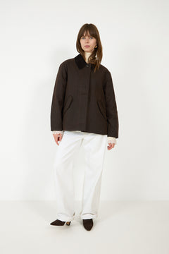 Diana Short Jacket - Dk. Brown
