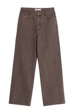 Ann Wide Trousers - Brown