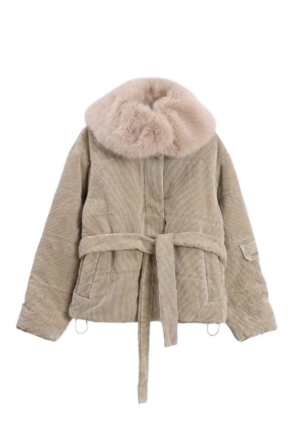 Steilia Corduroy Jacket - Sand