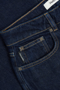 Linden Wide Jeans - Dk. Blue