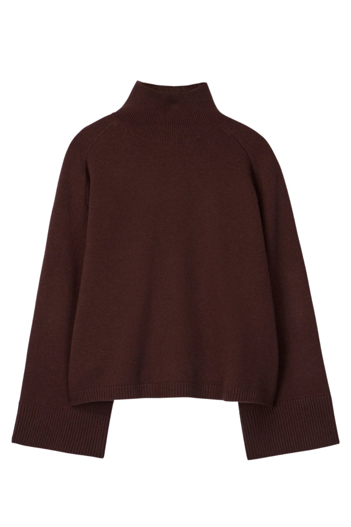 Cape Cod Turtleneck - Chocolate Brown