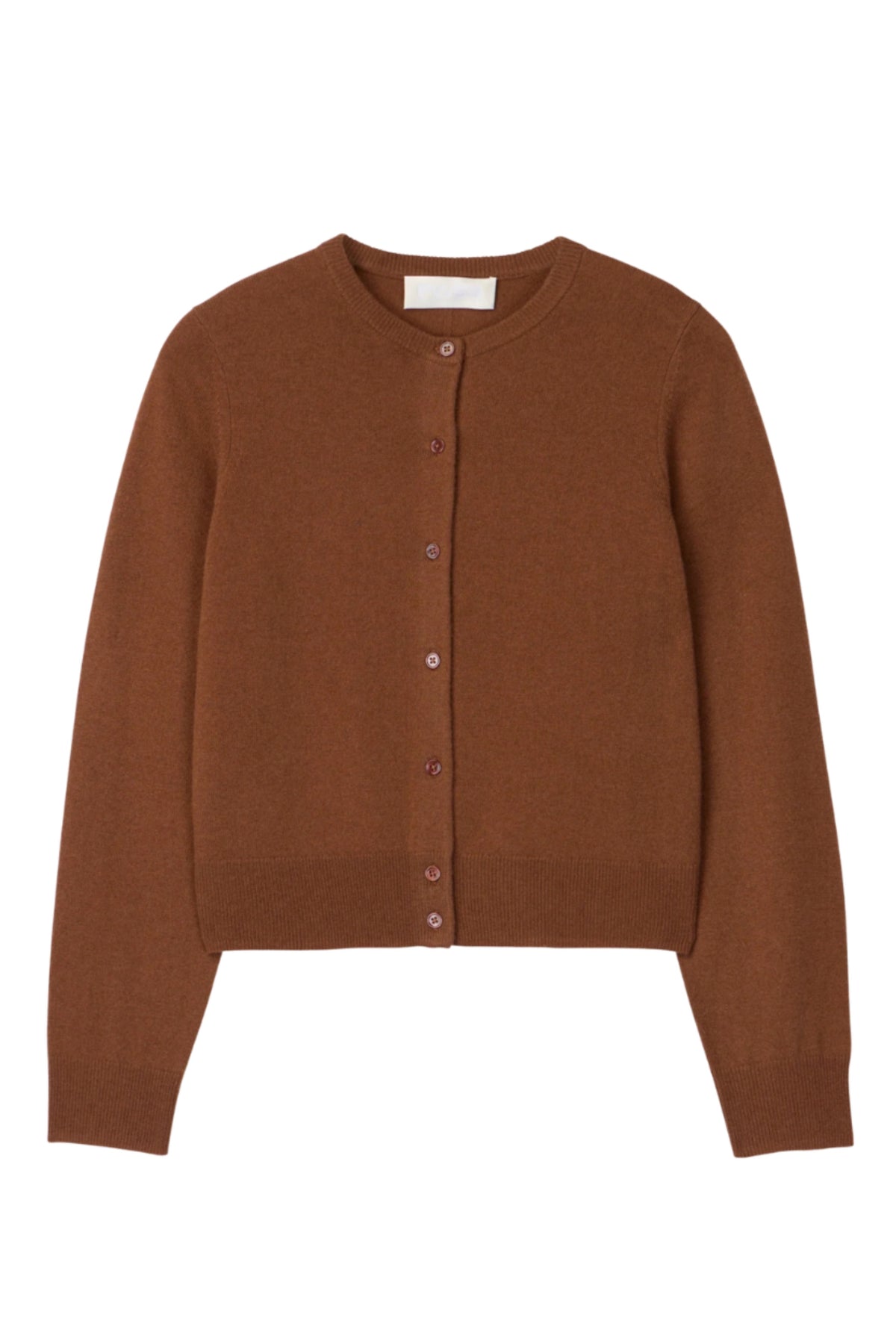 Classic Wool Cardigan - Caramel