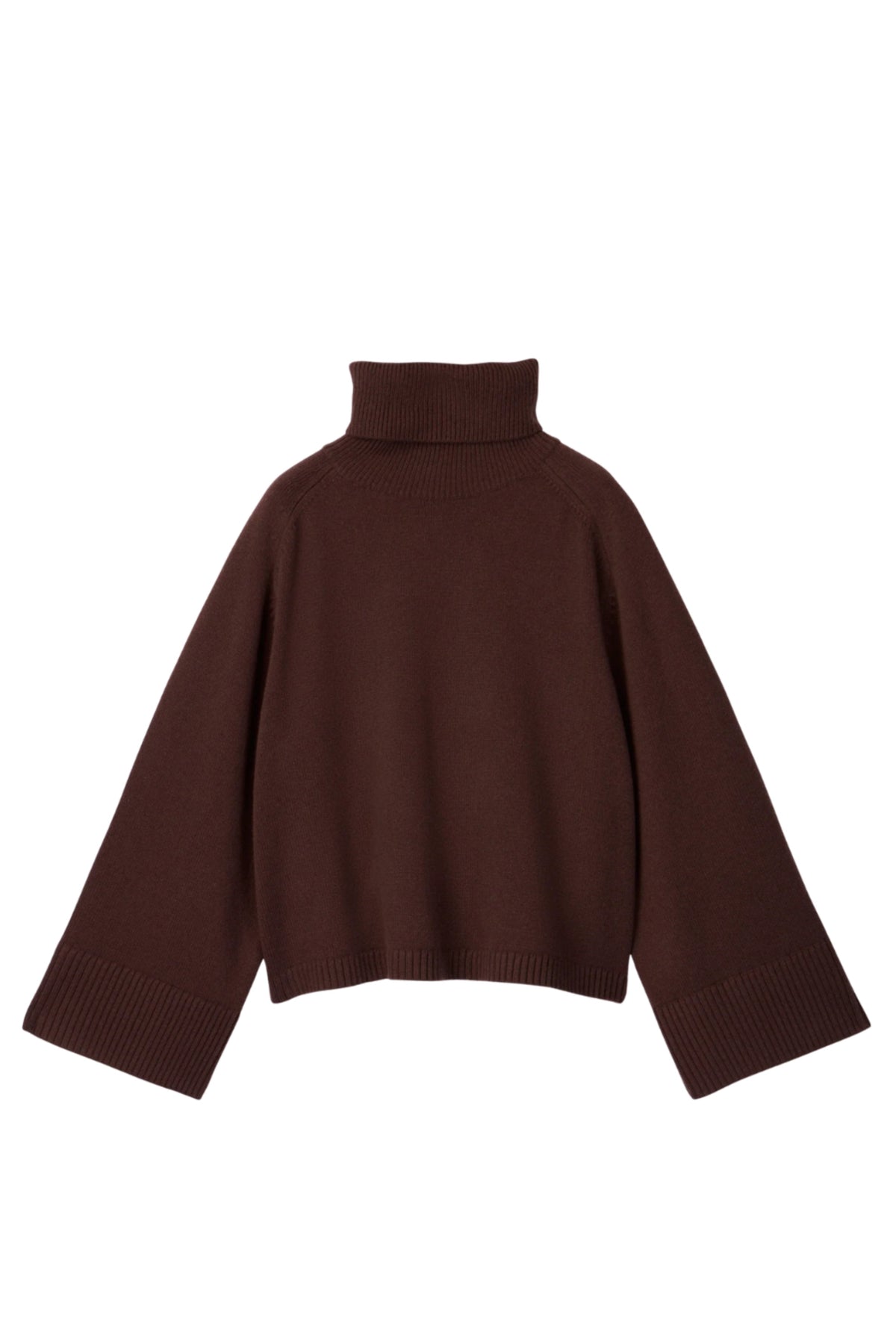Issa Turtleneck Sweater - Chocolate Brown