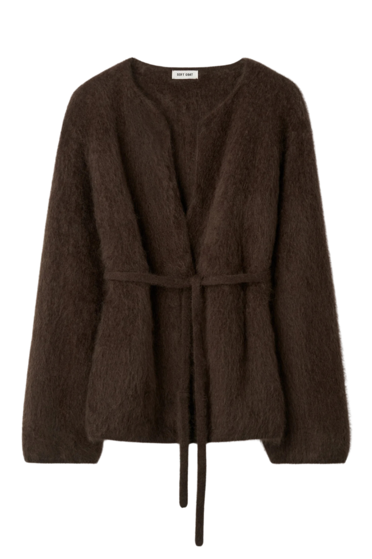 Brushed Cardigan - Mocha