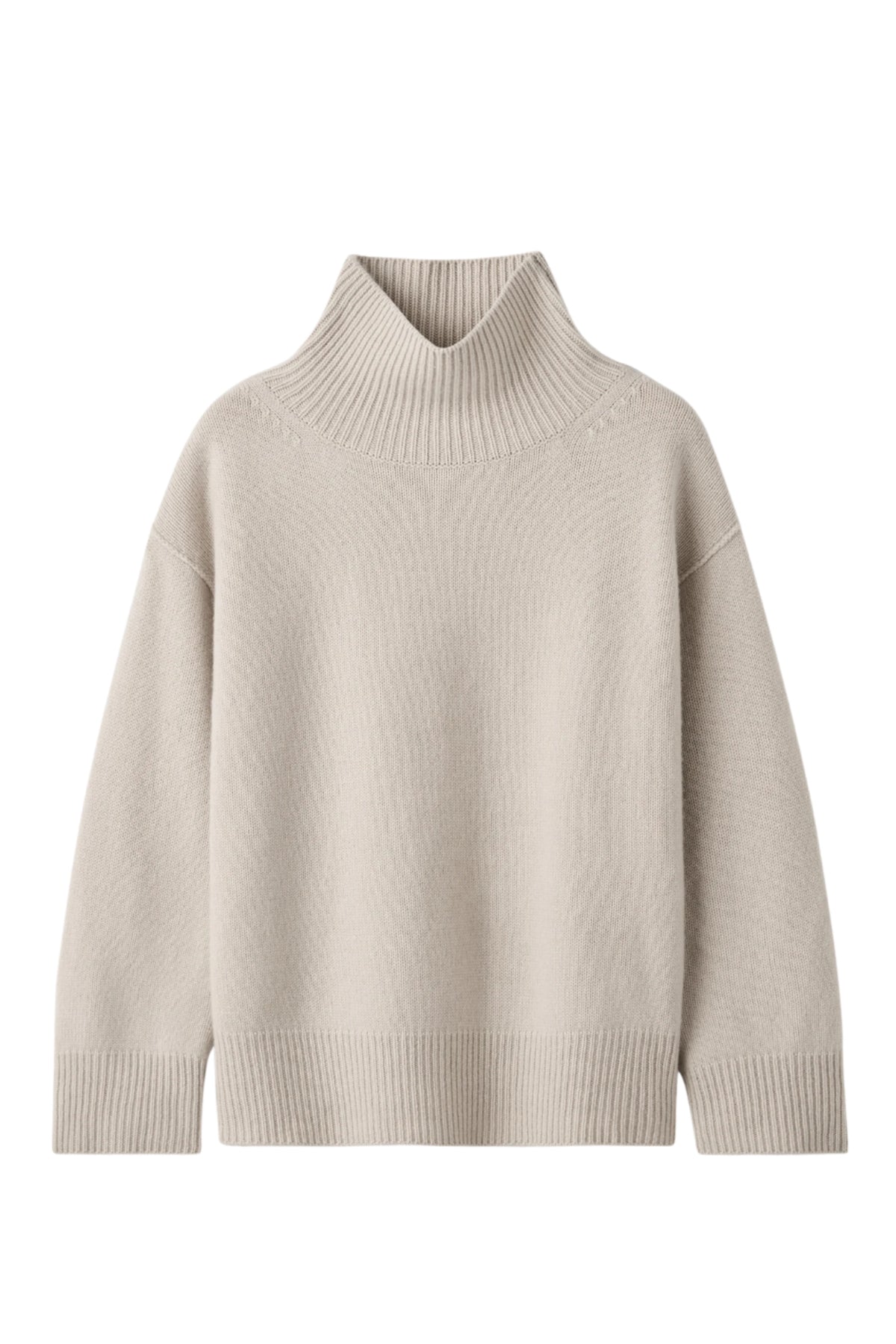 Boyfriend Turtleneck - Chalk