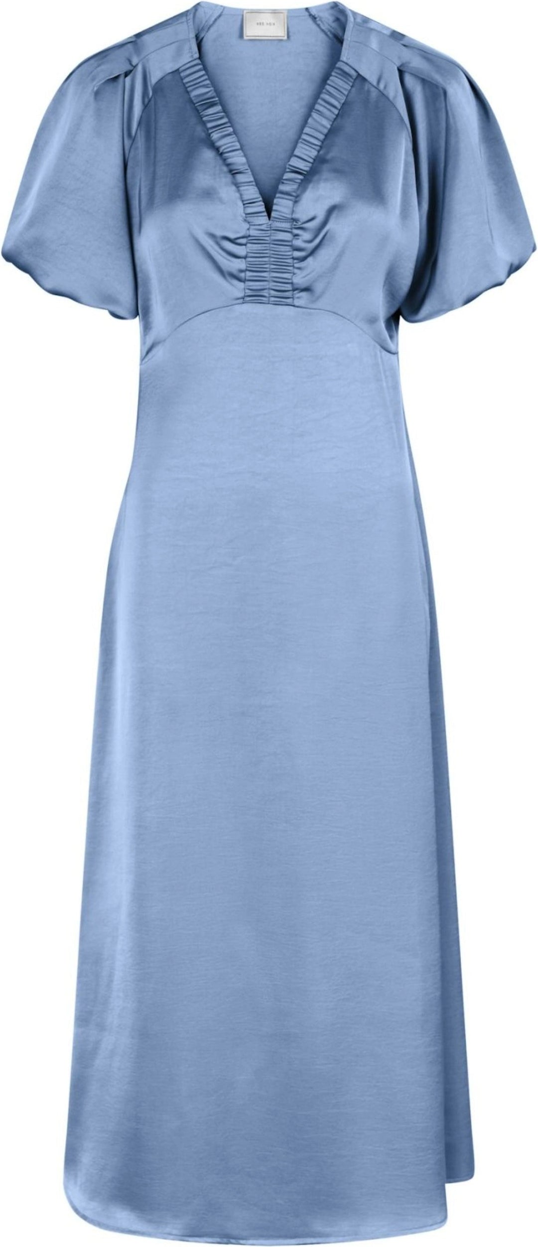 Illana Heavy Sateen Dress - Light Blue